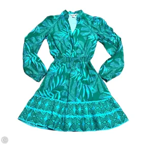 Dress Designer By Lilly Pulitzer In Blue & Green, Size: Xxs
