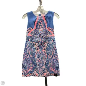 Dress Designer By Lilly Pulitzer In Blue & Pink, Size: 8
