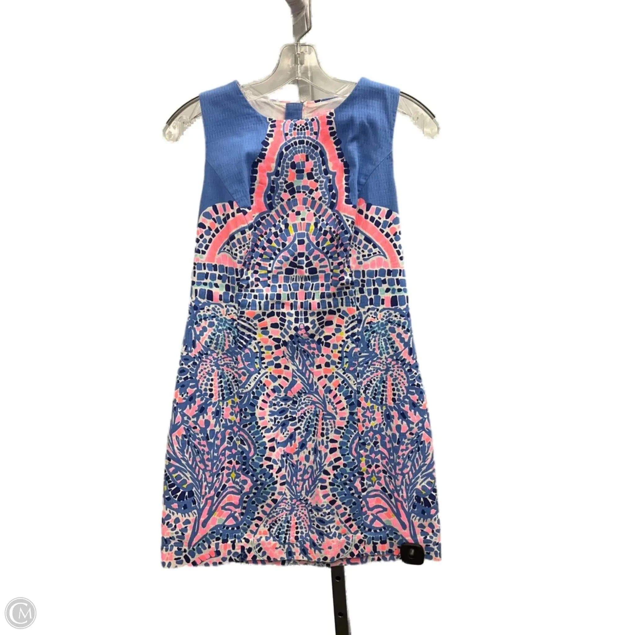 Dress Designer By Lilly Pulitzer In Blue & Pink, Size: 8