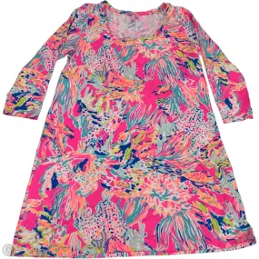 Dress Designer By Lilly Pulitzer In Blue & Pink, Size: L