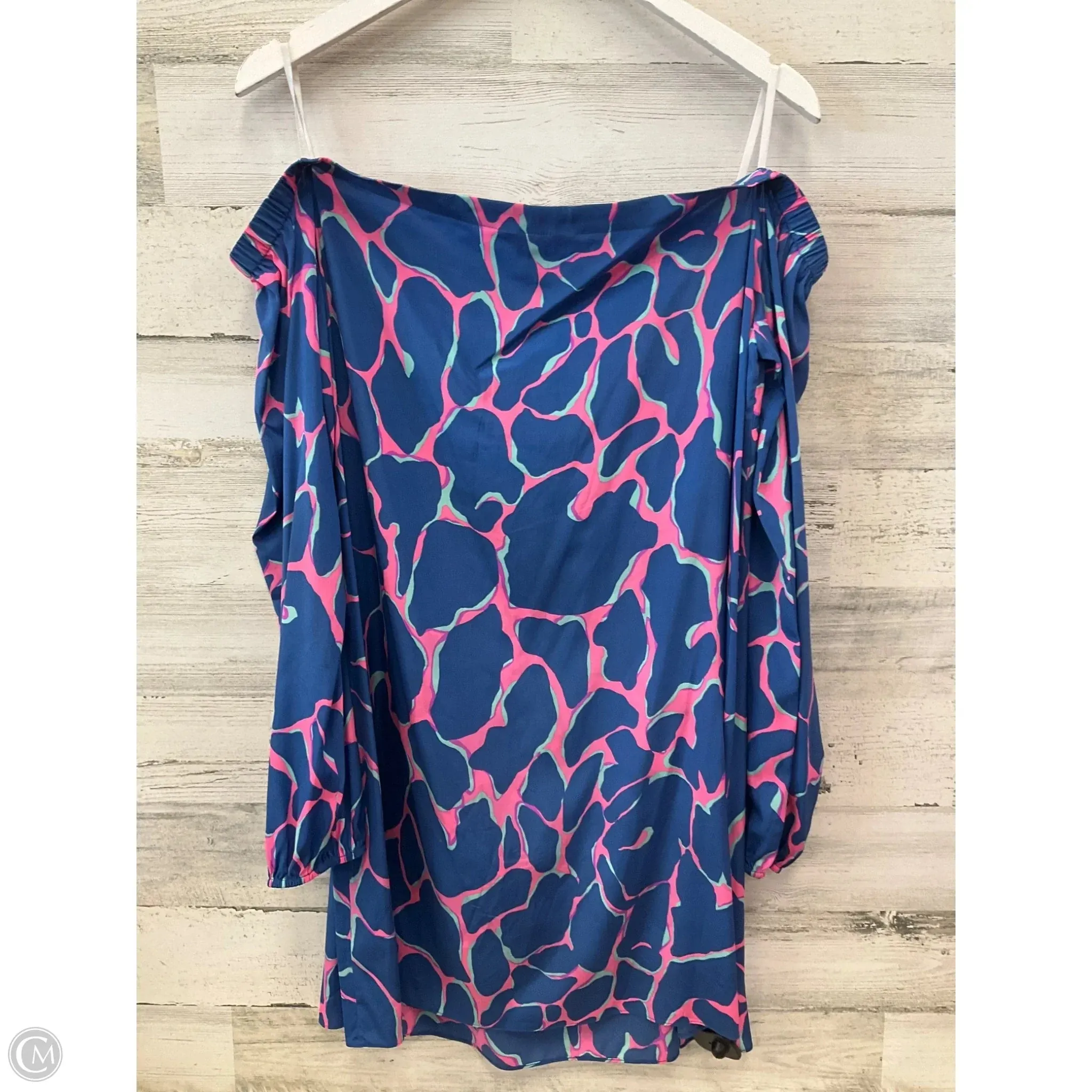 Dress Designer By Lilly Pulitzer In Blue & Pink, Size: L