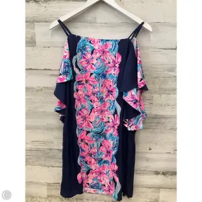 Dress Designer By Lilly Pulitzer In Blue & Pink, Size: L