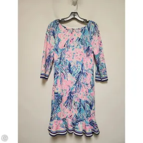 Dress Designer By Lilly Pulitzer In Blue & Pink, Size: L