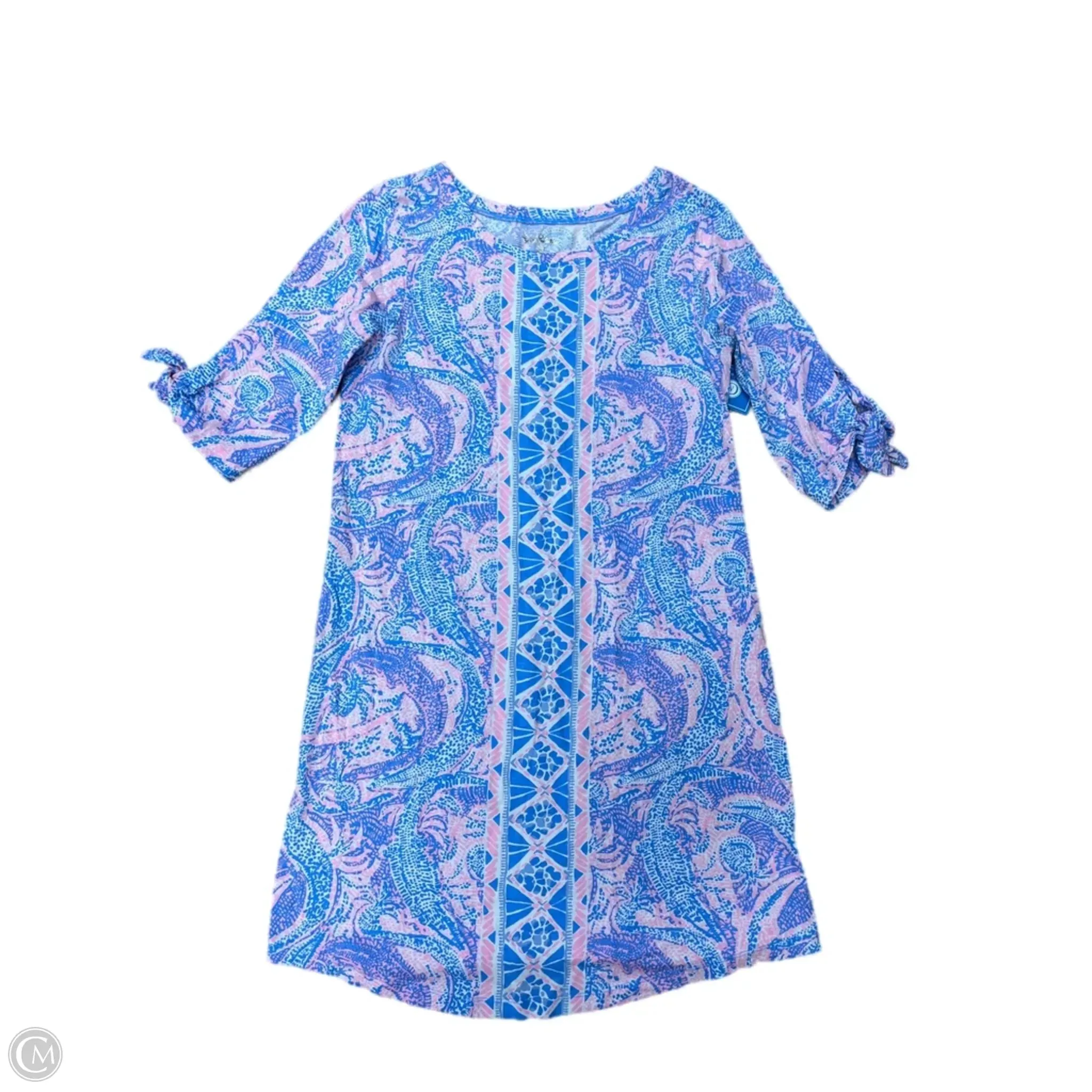 Dress Designer By Lilly Pulitzer In Blue & Pink, Size: M
