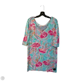 Dress Designer By Lilly Pulitzer In Blue & Pink, Size: M