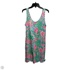 Dress Designer By Lilly Pulitzer In Blue & Pink, Size: M