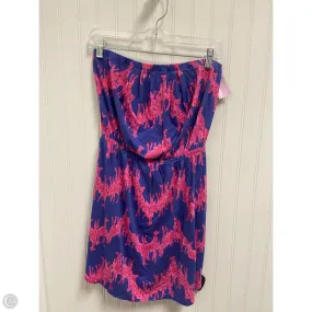 Dress Designer By Lilly Pulitzer In Blue & Pink, Size: M