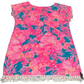 Dress Designer By Lilly Pulitzer In Blue & Pink, Size: M