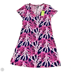 Dress Designer By Lilly Pulitzer In Blue & Pink, Size: M