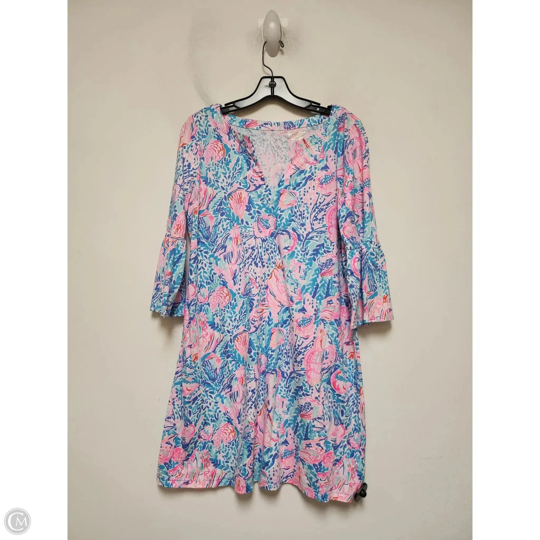 Dress Designer By Lilly Pulitzer In Blue & Pink, Size: S