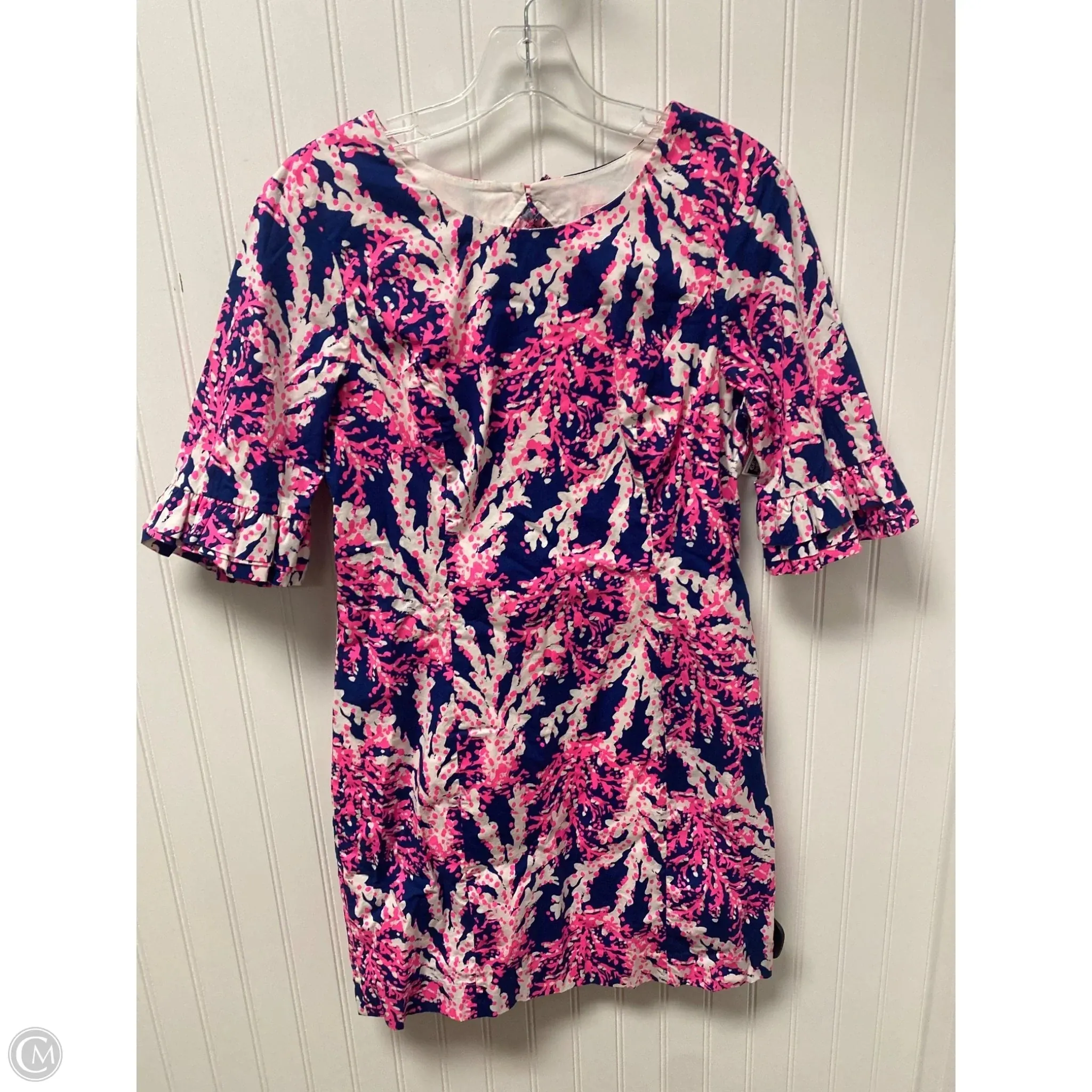 Dress Designer By Lilly Pulitzer In Blue & Pink, Size: S