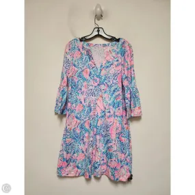 Dress Designer By Lilly Pulitzer In Blue & Pink, Size: S