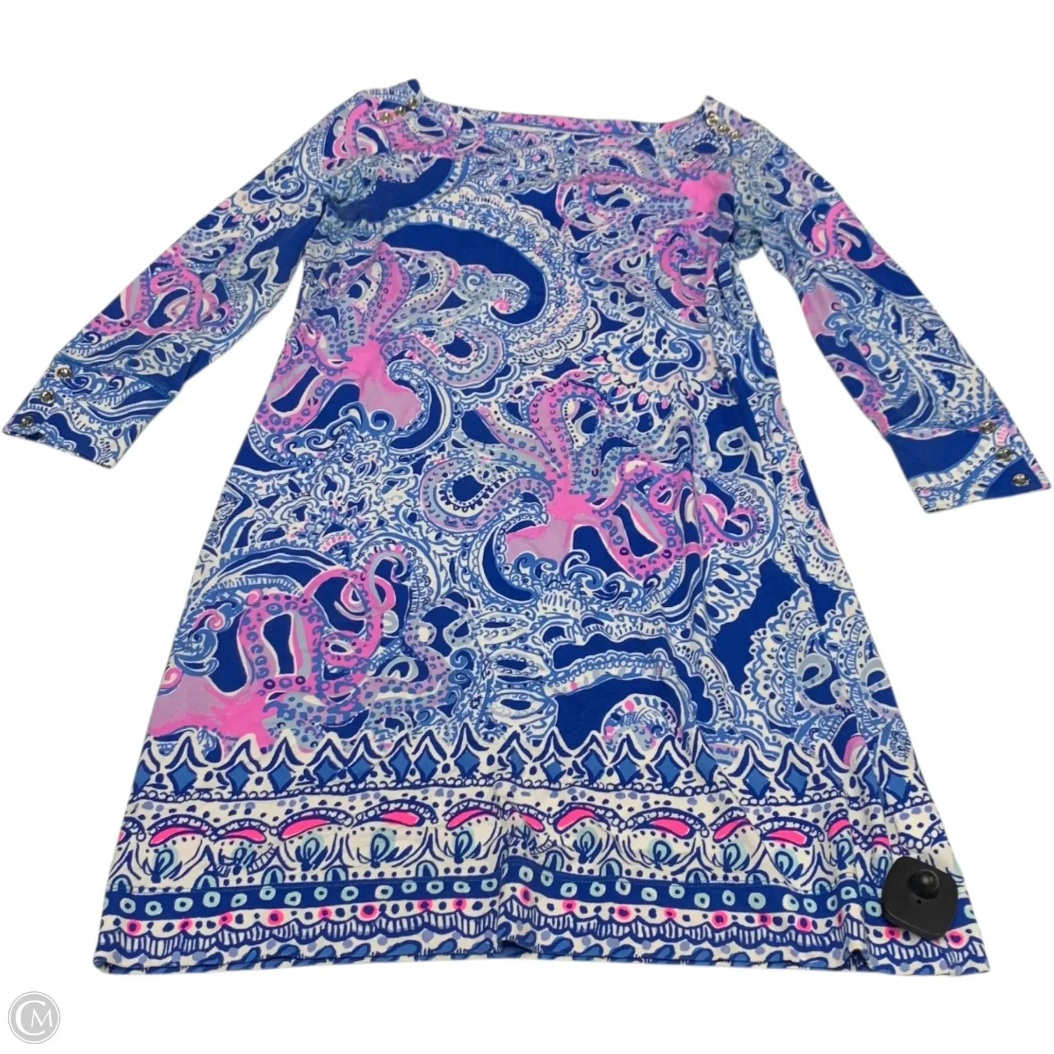 Dress Designer By Lilly Pulitzer In Blue & Pink, Size: S