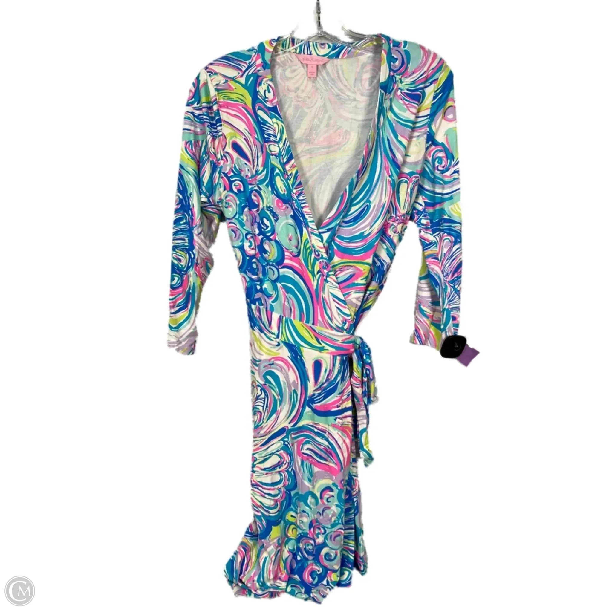 Dress Designer By Lilly Pulitzer In Blue & Pink, Size: S