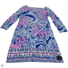 Dress Designer By Lilly Pulitzer In Blue & Pink, Size: S