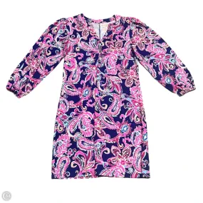 Dress Designer By Lilly Pulitzer In Blue & Pink, Size: S