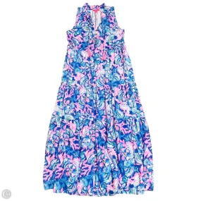 Dress Designer By Lilly Pulitzer In Blue & Pink, Size: S