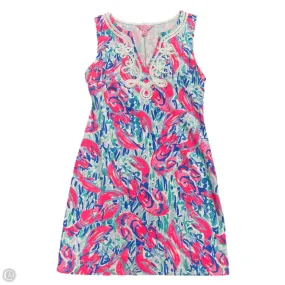 Dress Designer By Lilly Pulitzer In Blue & Pink, Size: Xs