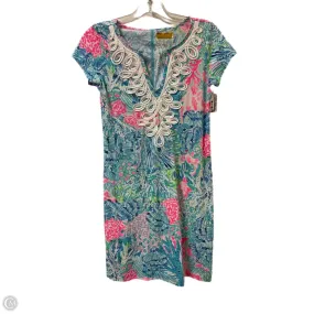 Dress Designer By Lilly Pulitzer In Blue & Pink, Size: Xs