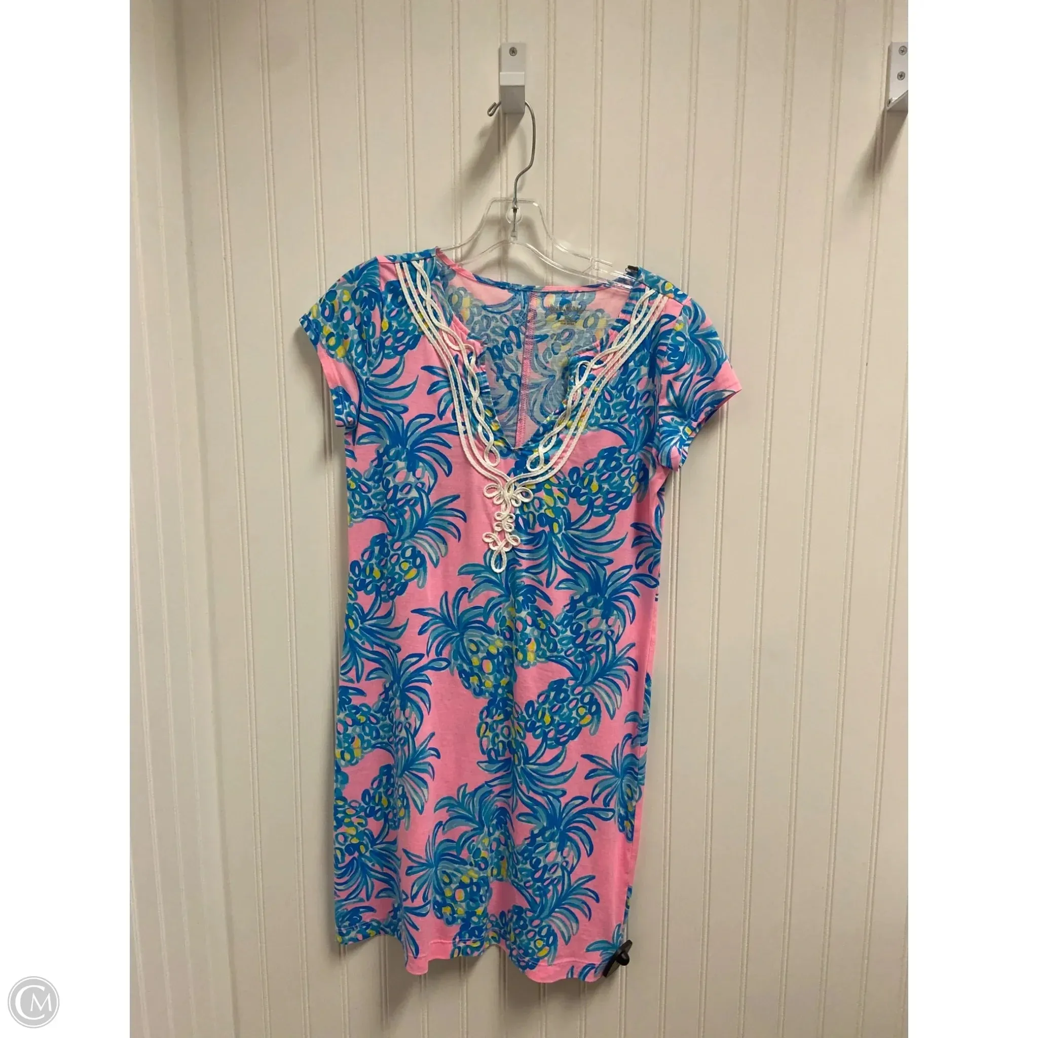 Dress Designer By Lilly Pulitzer In Blue & Pink, Size: Xs