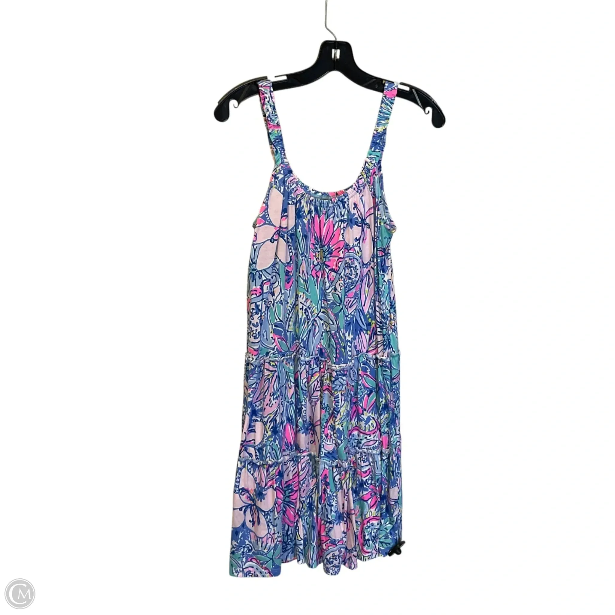 Dress Designer By Lilly Pulitzer In Blue & Pink, Size: Xs