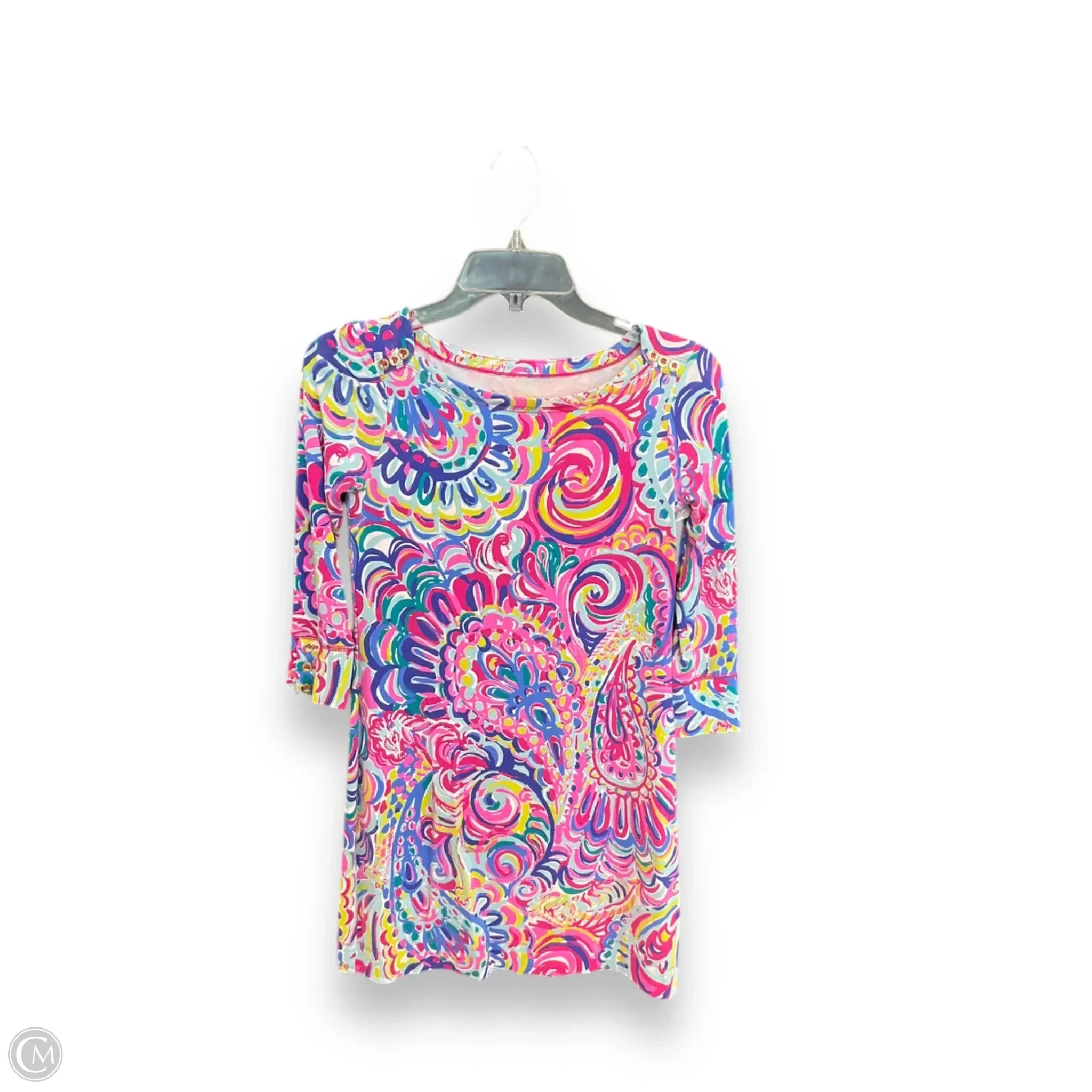Dress Designer By Lilly Pulitzer In Blue & Pink, Size: Xs