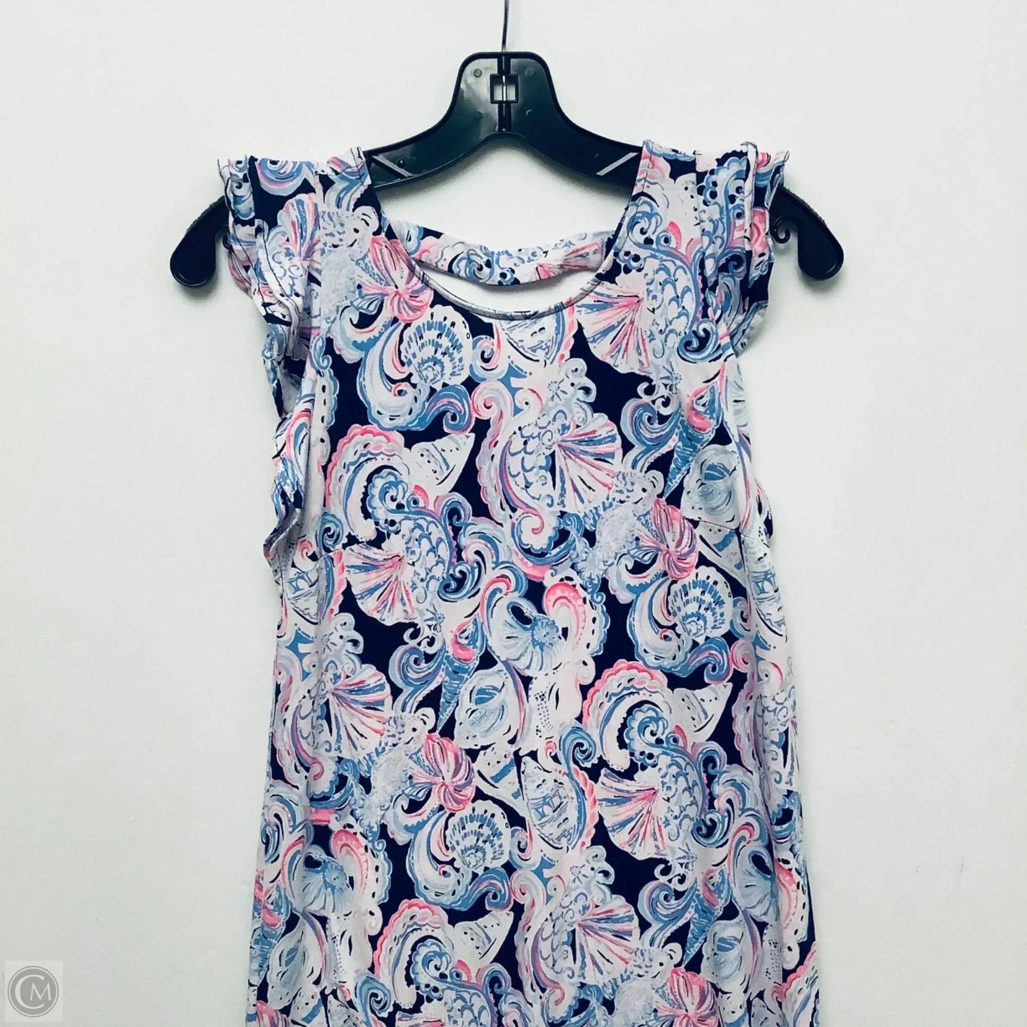 Dress Designer By Lilly Pulitzer In Blue & Pink, Size: Xs