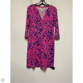 Dress Designer By Lilly Pulitzer In Blue & Pink, Size: Xs