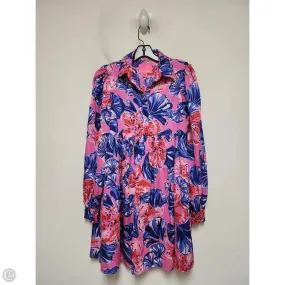 Dress Designer By Lilly Pulitzer In Blue & Pink, Size: Xxs