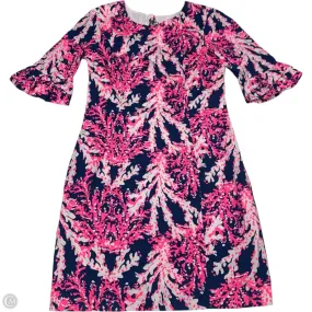 Dress Designer By Lilly Pulitzer In Blue & Pink, Size: Xxs