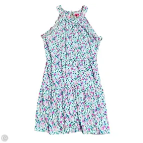 Dress Designer By Lilly Pulitzer In Blue & Purple, Size: L