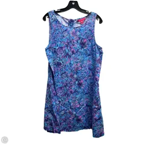 Dress Designer By Lilly Pulitzer In Blue & Purple, Size: M