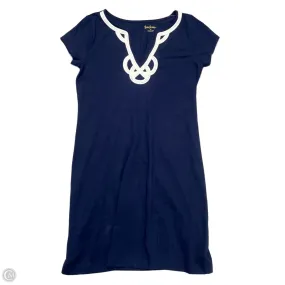 Dress Designer By Lilly Pulitzer In Blue & White, Size: M