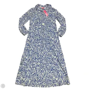 Dress Designer By Lilly Pulitzer In Blue & White, Size: S