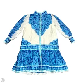 Dress Designer By Lilly Pulitzer In Blue & White, Size: S