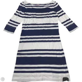 Dress Designer By Lilly Pulitzer In Blue & White, Size: S