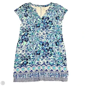 Dress Designer By Lilly Pulitzer In Blue & White, Size: Xl
