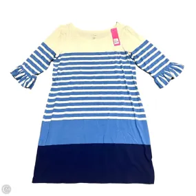 Dress Designer By Lilly Pulitzer In Blue & White, Size: Xl