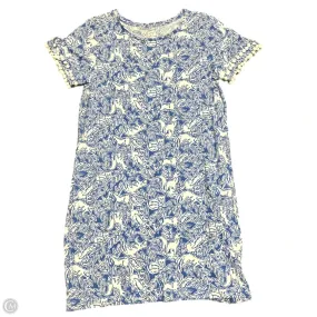 Dress Designer By Lilly Pulitzer In Blue & White, Size: Xl