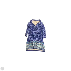 Dress Designer By Lilly Pulitzer In Blue & White, Size: Xl