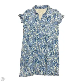 Dress Designer By Lilly Pulitzer In Blue & White, Size: Xl