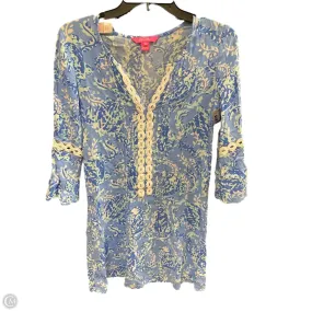 Dress Designer By Lilly Pulitzer In Blue & White, Size: Xs