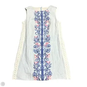 Dress Designer By Lilly Pulitzer In Blue & White, Size: Xxs