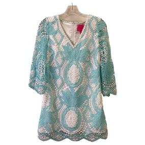 Dress Designer By Lilly Pulitzer In Blue & White, Size:Xs