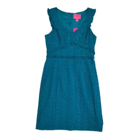 Dress Designer By Lilly Pulitzer In Blue, Size:4