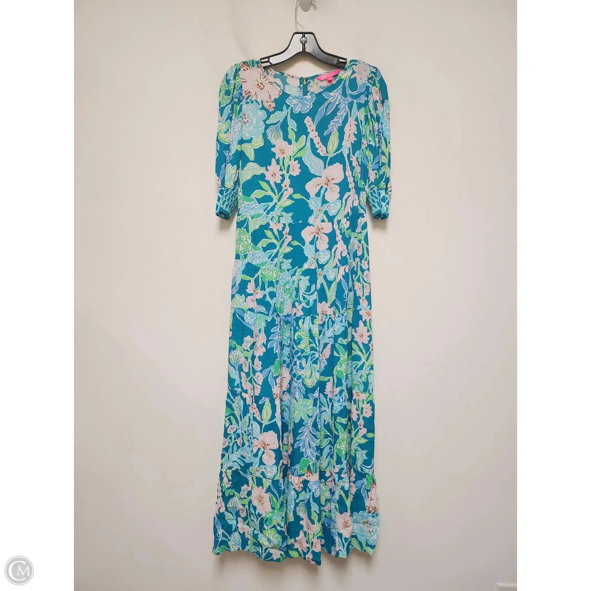 Dress Designer By Lilly Pulitzer In Floral Print, Size: 0