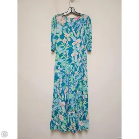 Dress Designer By Lilly Pulitzer In Floral Print, Size: 0