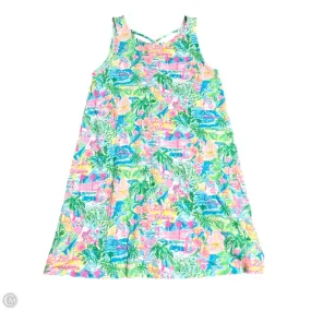 Dress Designer By Lilly Pulitzer In Green & Pink, Size: L