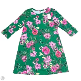 Dress Designer By Lilly Pulitzer In Green & Pink, Size: L