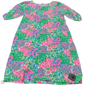 Dress Designer By Lilly Pulitzer In Green & Pink, Size: M